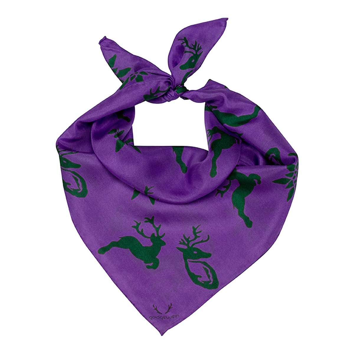 Nickituch Emma Lila, Grün Goldgeweih