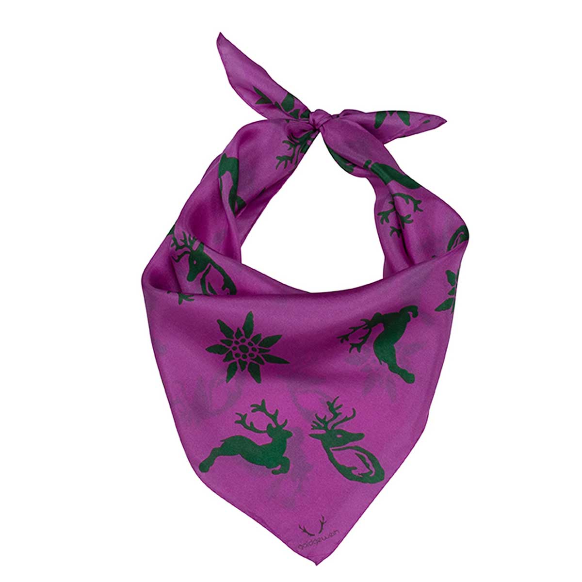 Nickituch Emma Rosa, Grün Goldgeweih