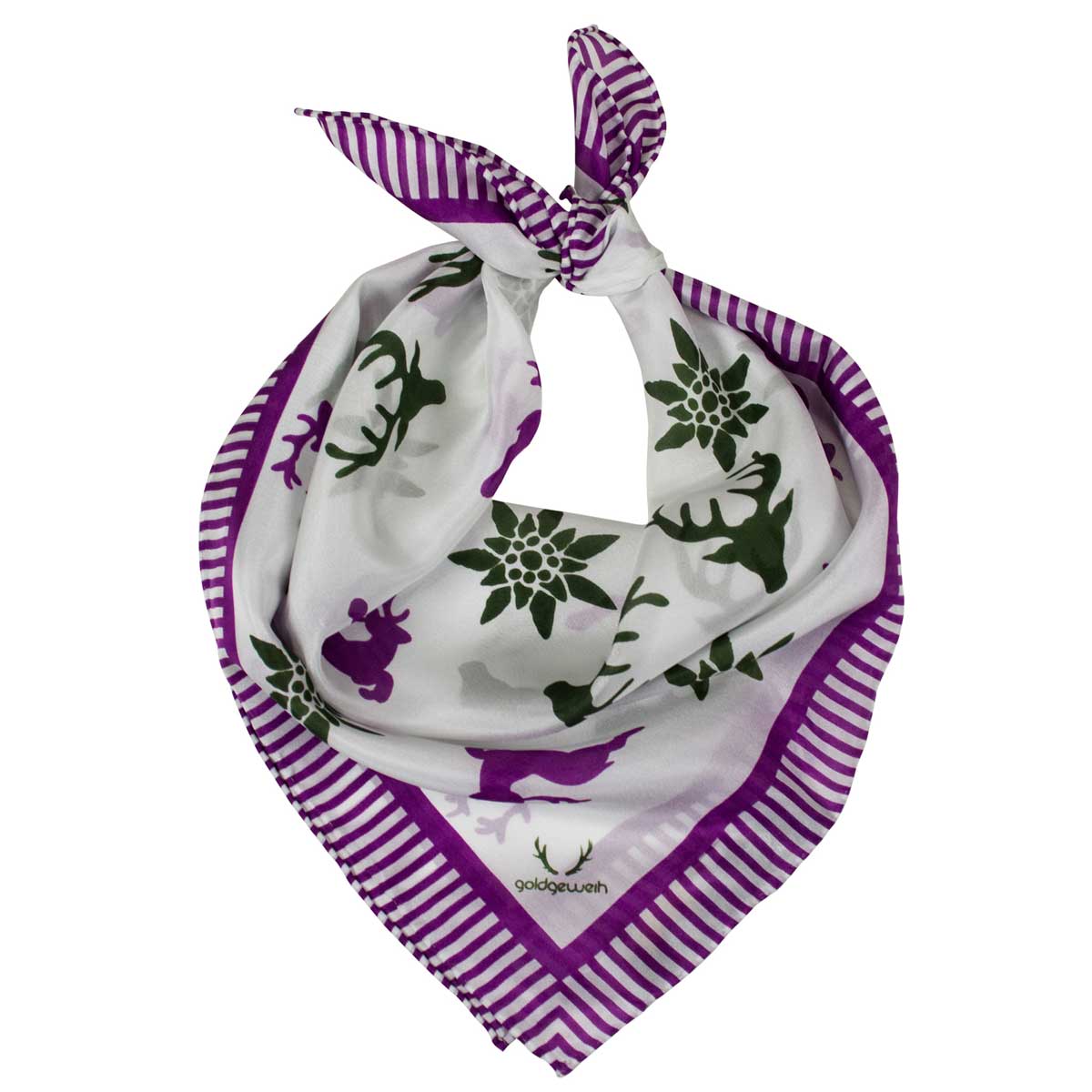 Nickituch Sissi Beere Goldgeweih