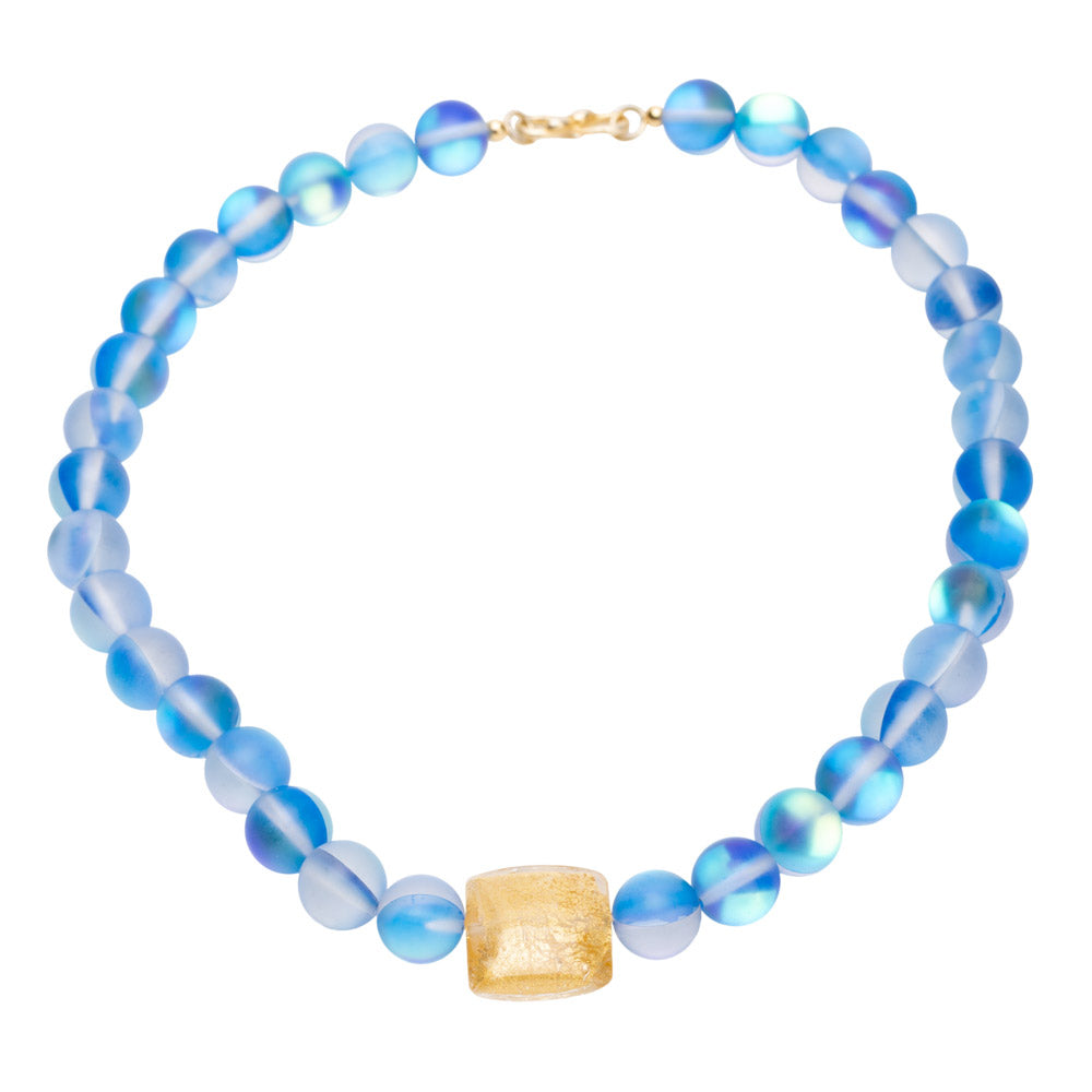 Collier Malu Blau shirinsehan.com