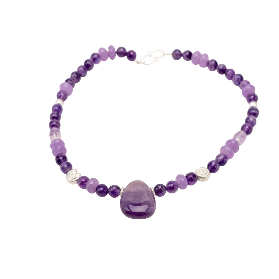 Amethyst Collier Juna Goldgeweih
