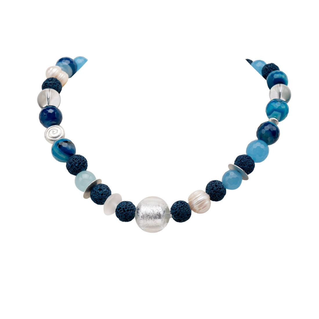 Collier Jonna Blau shirinsehan.com