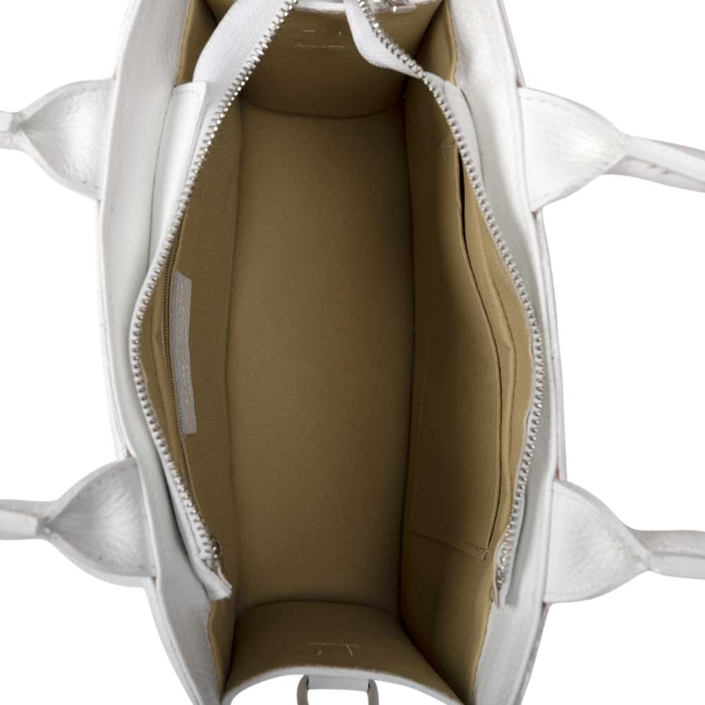 Henkeltasche Enrica Weiß Goldgeweih