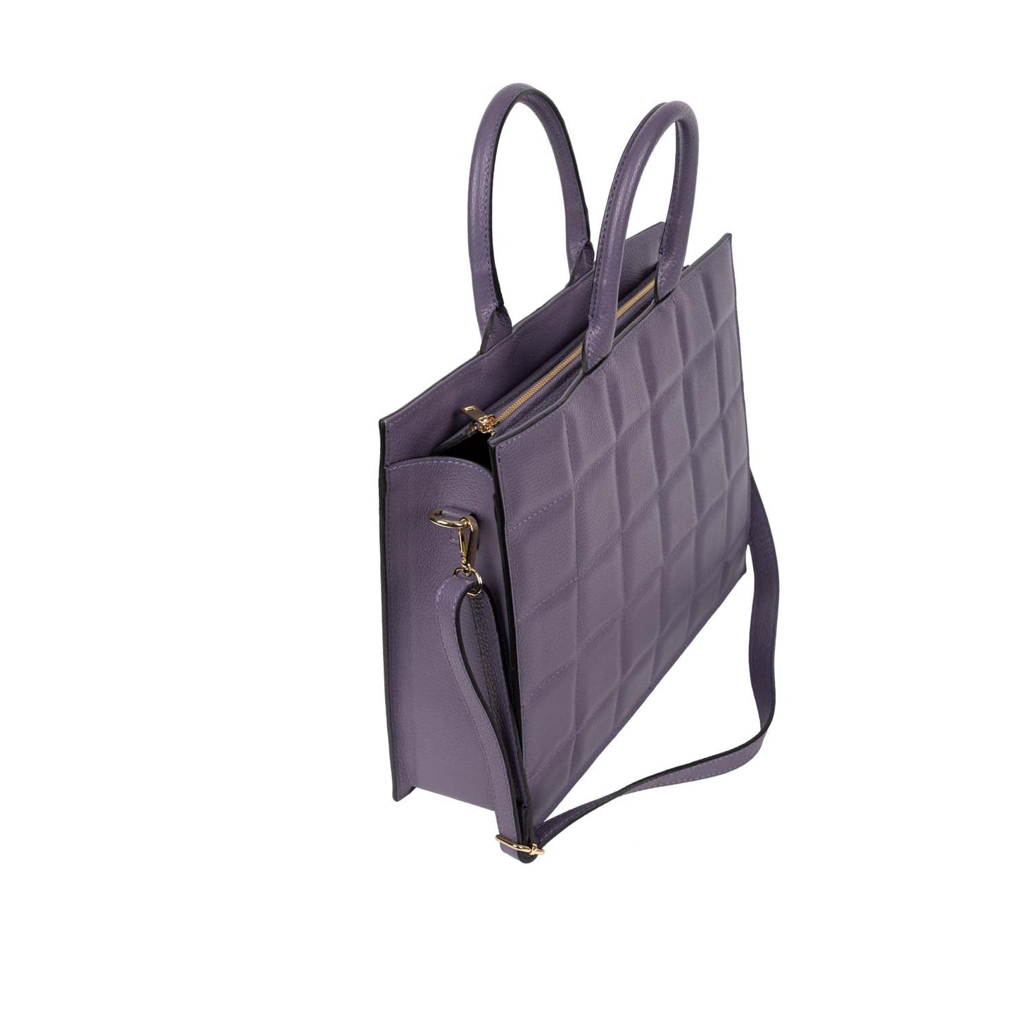 Business Tasche Tiziana Violett Goldgeweih