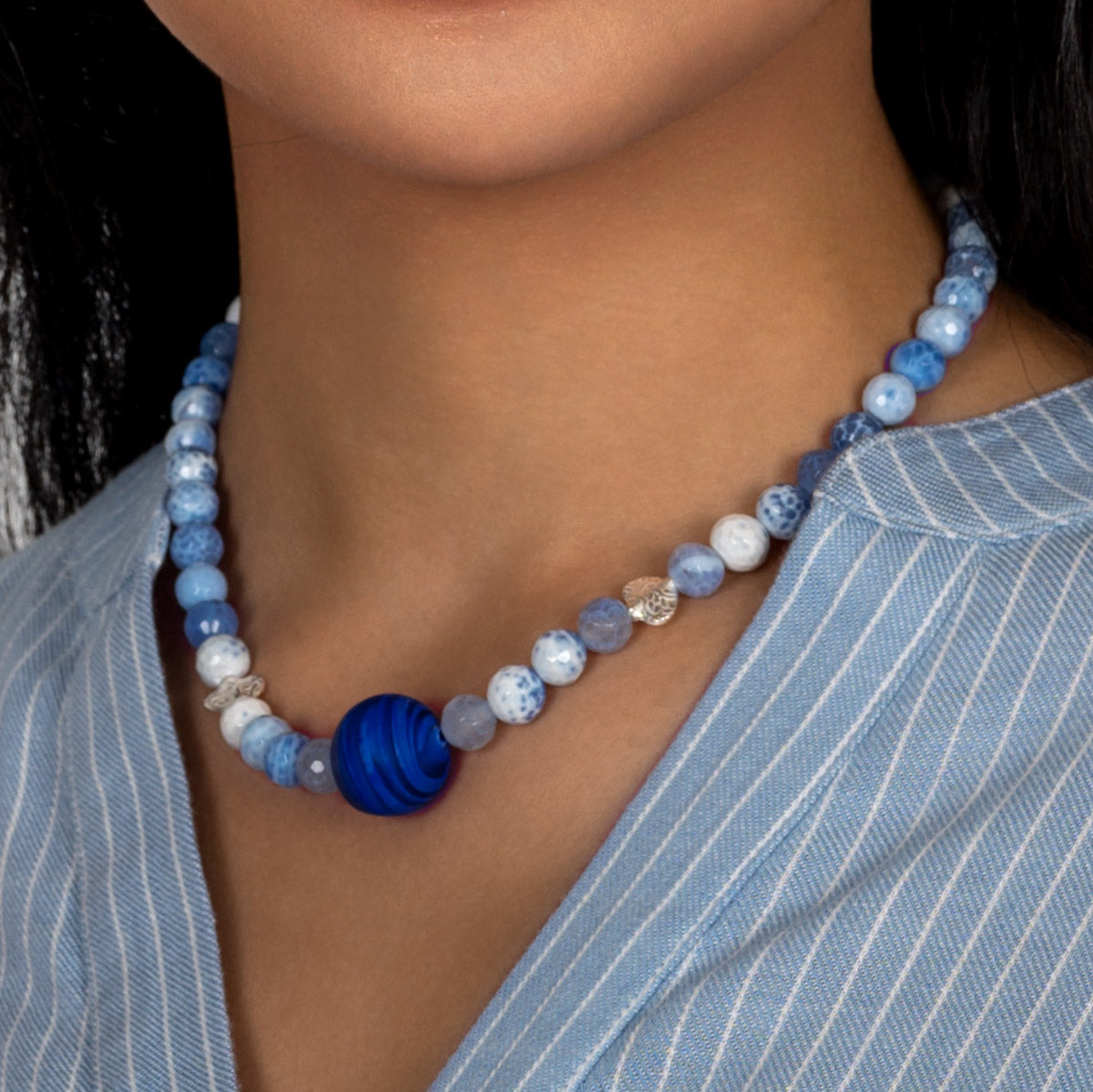 Collier Ania Blau shirinsehan.com