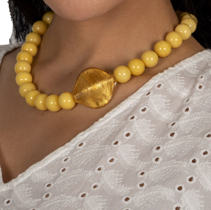 Modernes Statement Collier Elodie Sun shirinsehan.com