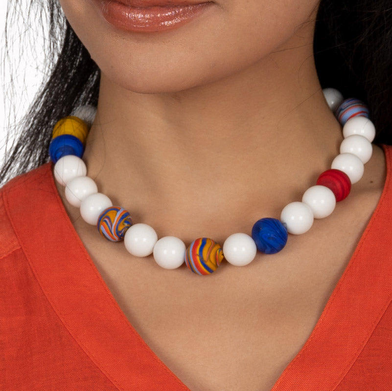 Collier Enna Weiß Multicolor shirinsehan.com