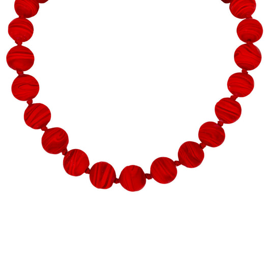 Collier Rahel aus Murano Perlen Rot shirinsehan.com