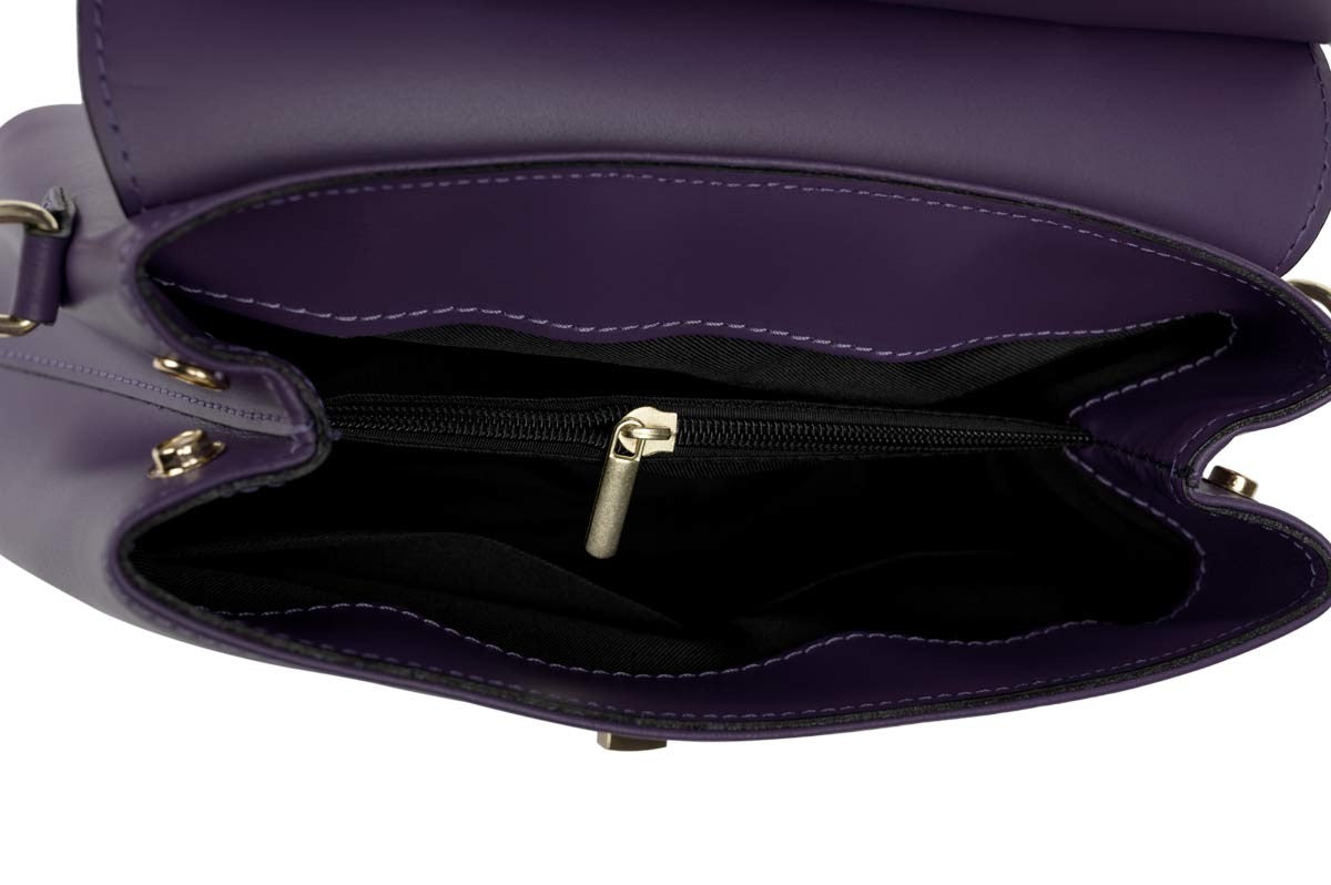 Henkeltasche Faith Lila Goldgeweih