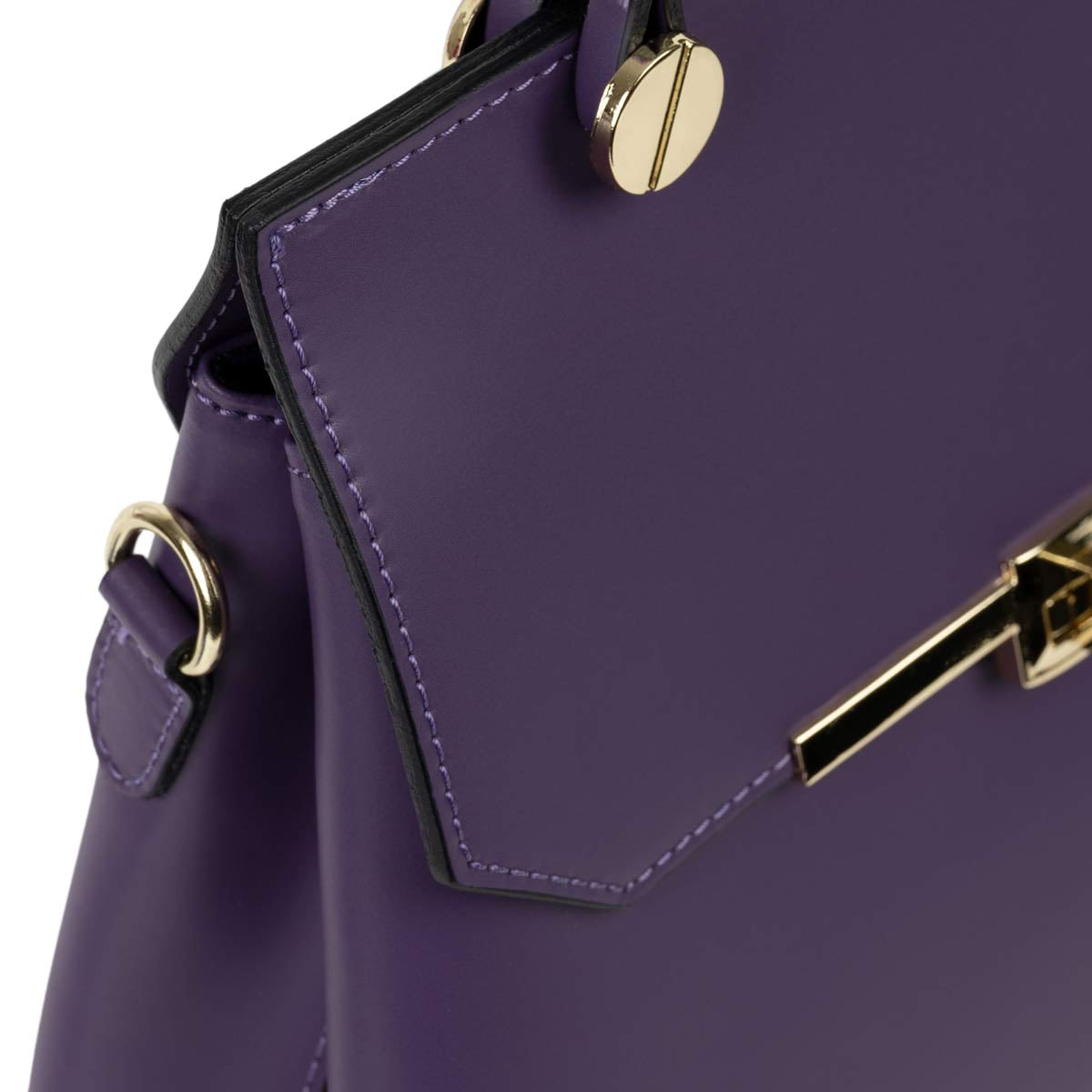 Henkeltasche Faith Lila Goldgeweih