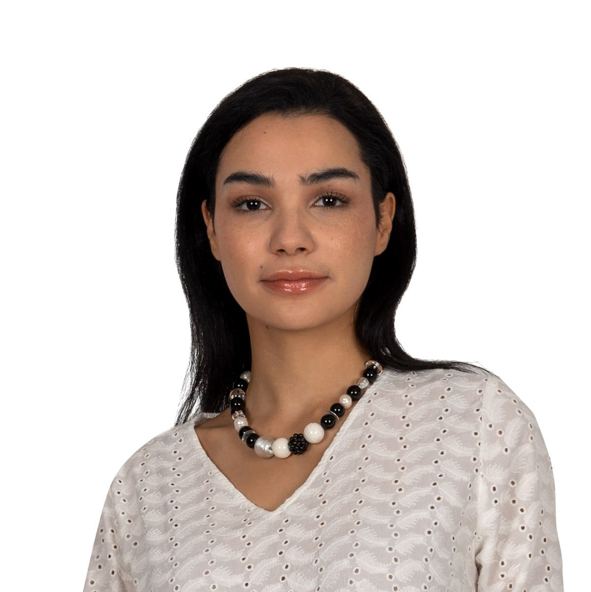 Onyx Collier Mirella Silber shirinsehan.com