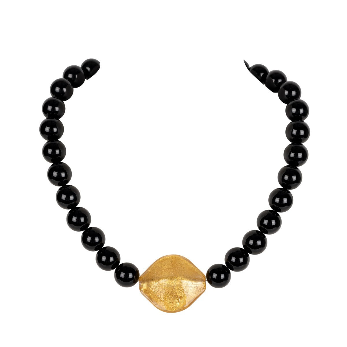 Modernes Statement Collier Elodie aus Onyx shirinsehan.com