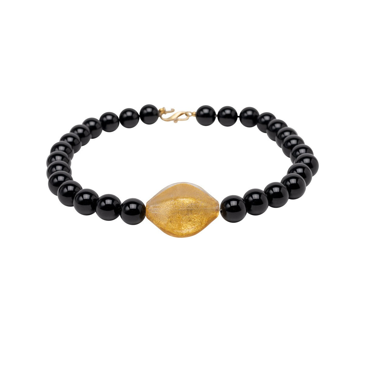 Modernes Statement Collier Elodie aus Onyx shirinsehan.com
