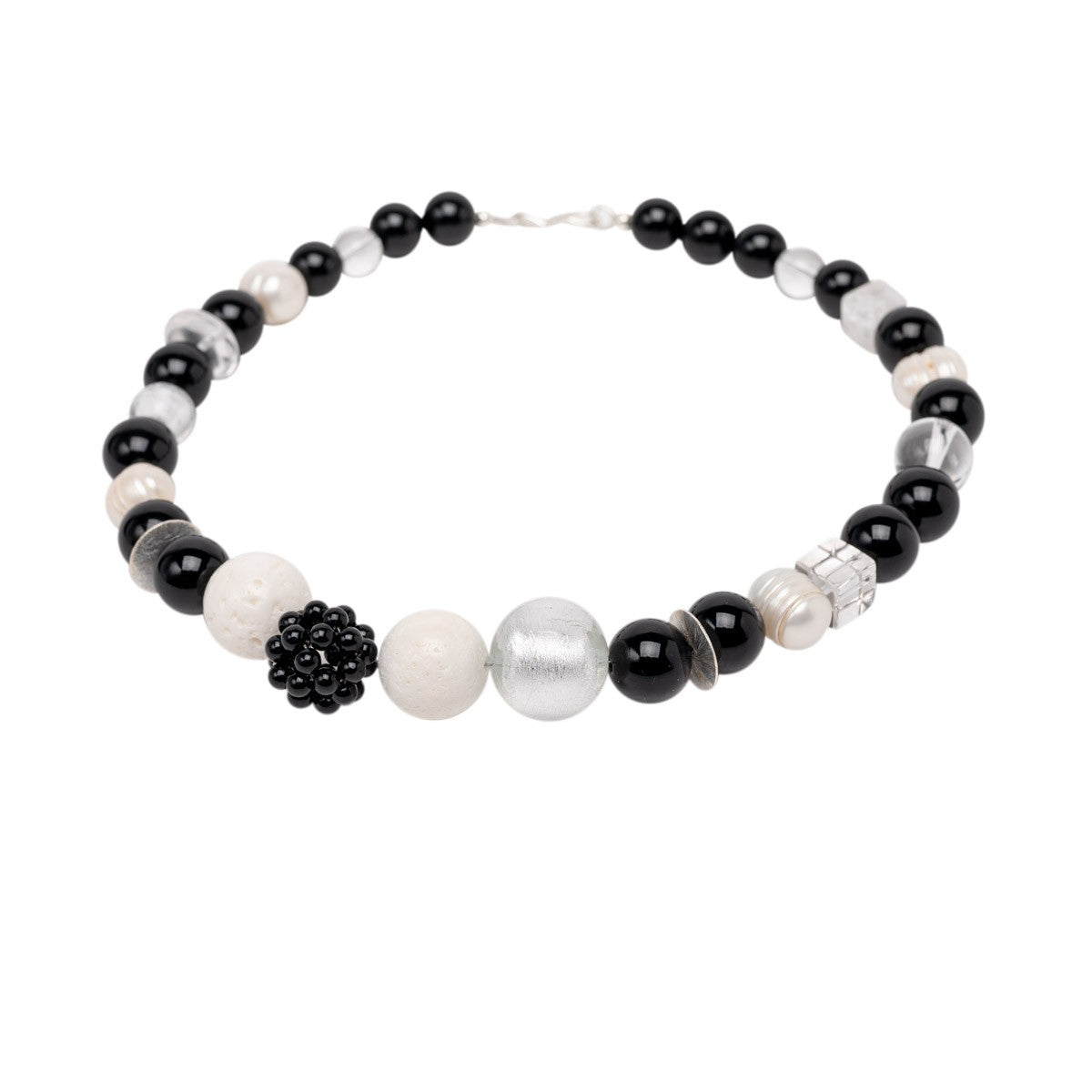 Onyx Collier Mirella Silber shirinsehan.com