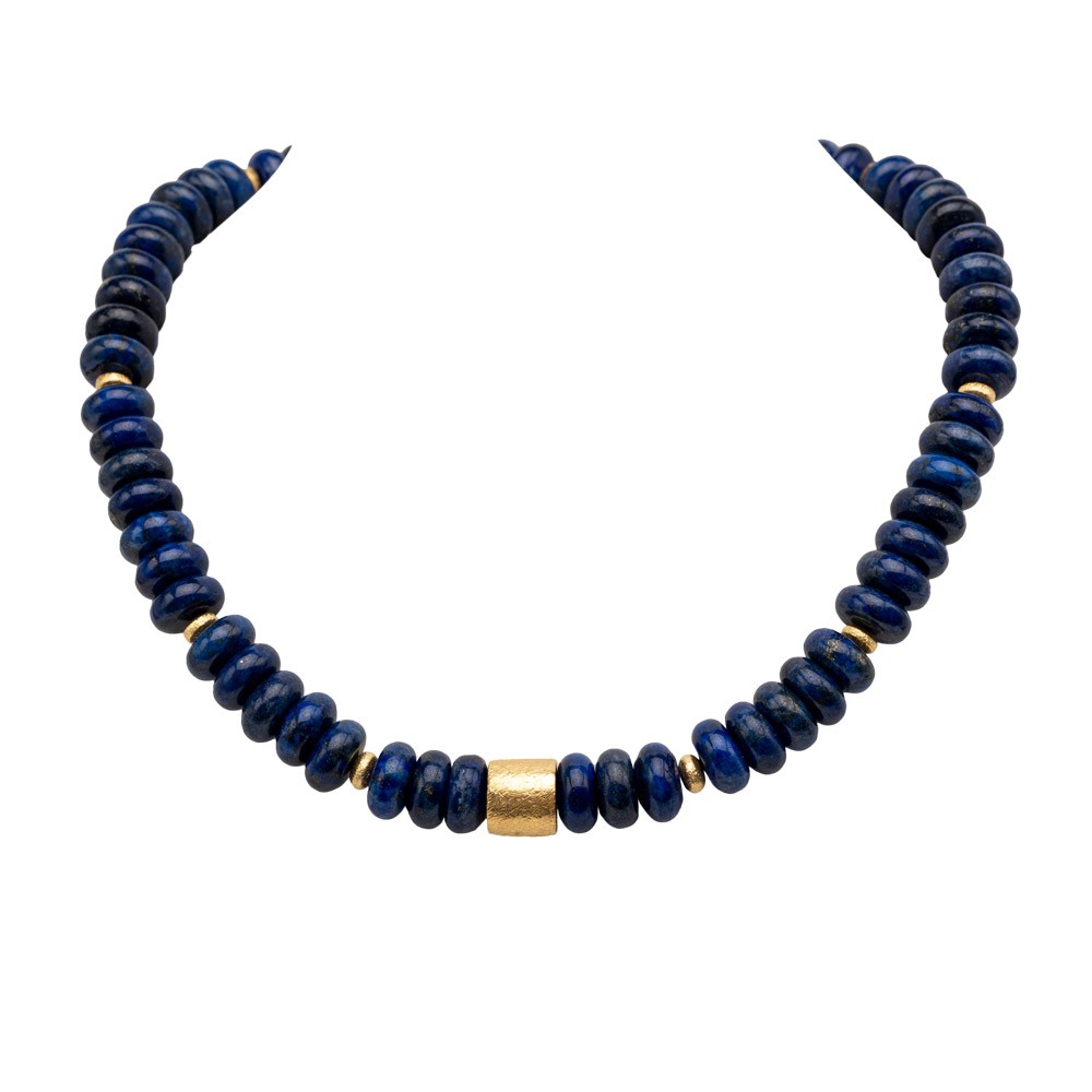 Lapislazuli Collier Tabea Gold shirinsehan.com
